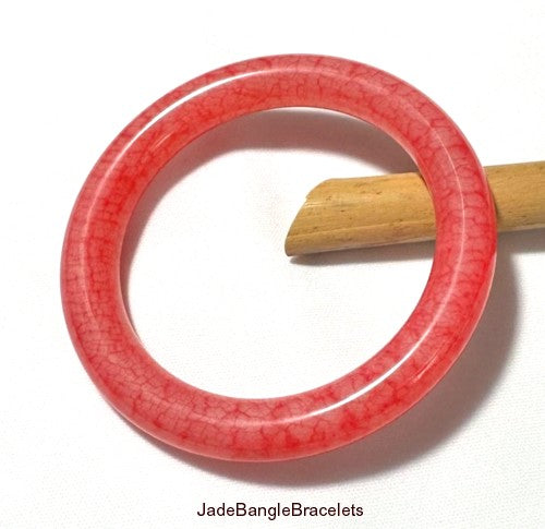 Sale-Classic Round Chinese Jade Bangle Bracelet 58 mm (JBB3500)