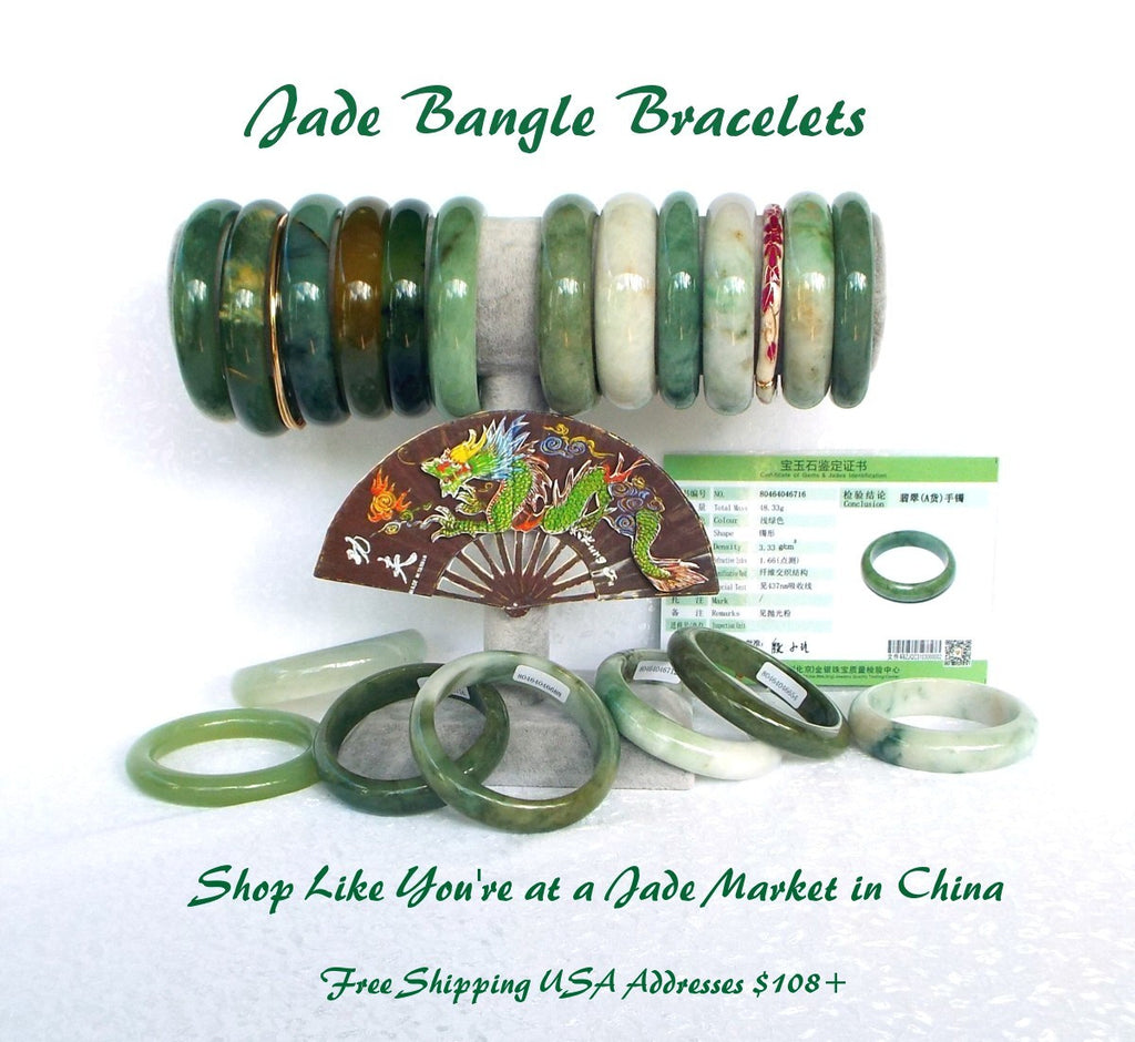 Why is JadeBangleBracelets Site "Like Shopping at a Jade Market in China"?